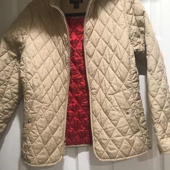 Lands End Quilted Jacket Size Small/Petite - Picture 2 of 8
